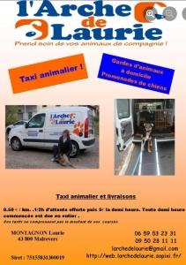 Animal taxi transport of animals dog cat nac le puy en velay haute loire