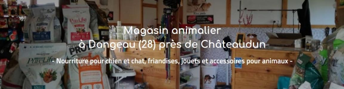 Animalerie magasin animalier vente croquettes chien chat vente accessoires jouet chartres chateaudun dangeau eure et loir 28