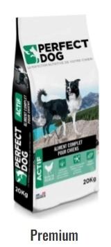 Croquettes premium chien actif vente promo web pas cher 40 kg livraison a domicile