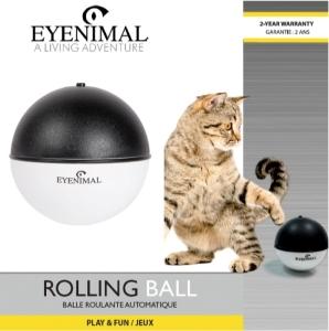 Jouet balle automatique pour chat jouet interactif chat