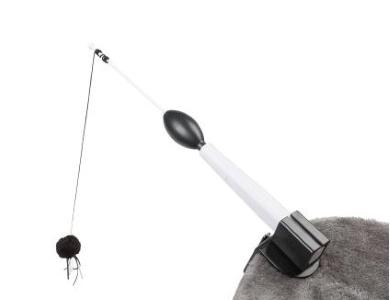 Jouet canne a peche motorisee pour chat jouet interactif chat