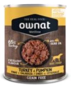 Patee chien avce ingredients naturels dinde et citrouille