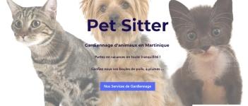 Pet sitter dog sitter dog walker cat sitter garde d animaux chien chat nac pension feline canine martinique fort de france les trois ilets 972