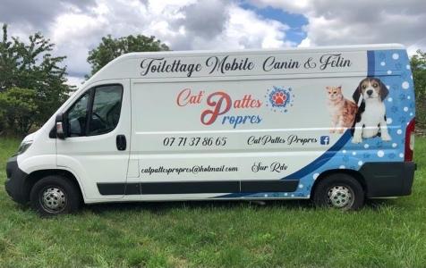 Salon de toilettage mobile toiletteur chien chat mobile