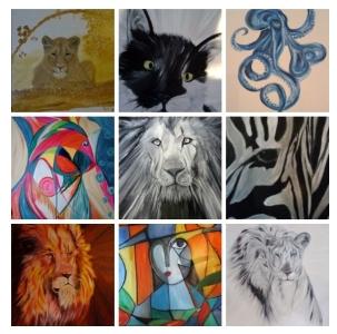 Vente peinture animalière contemporaine, achat tableau d'art